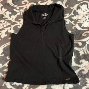 Hollister black tank top